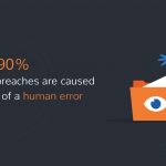 Almost 90% of data breaches are caused because of a human error