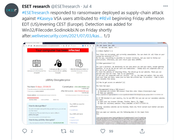 4th of July Ransomware Attack